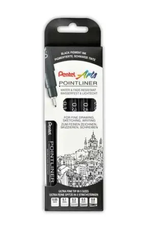 Promotion Etui de 5 feutres S20P Pentel