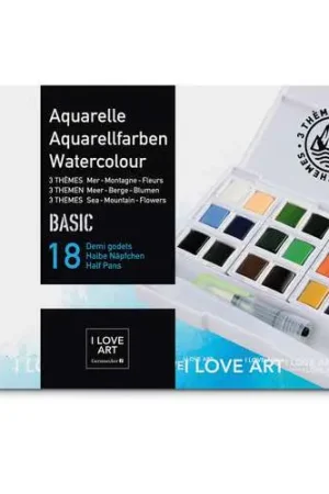 Commande En Gros Coffret aquarelle amovible I Love Art