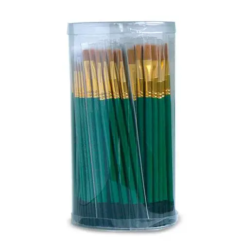 Lot de 144 pinceaux fibres synthétiques Pas Cher