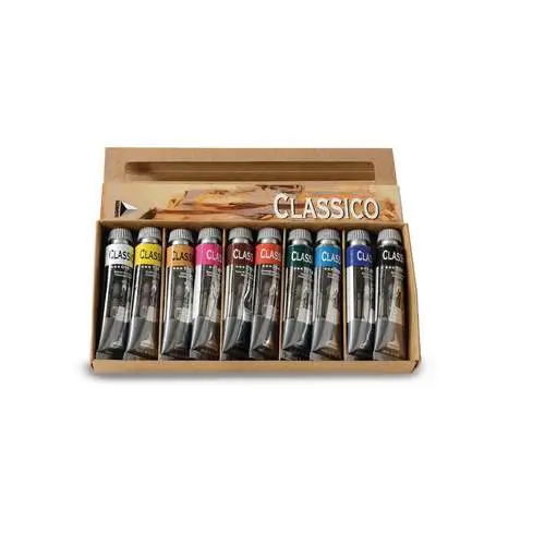 Prix Bas Set de 10 tubes peinture à l'huile Classico Maimeri