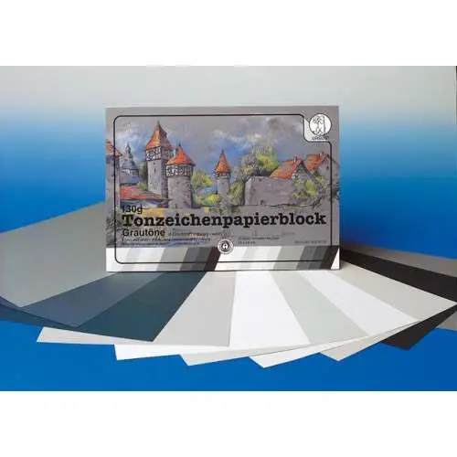 Must-Have Bloc de papier teinté nuances de gris Ursus