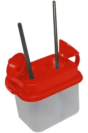 Double pot de nettoyage pour pinceaux Produit De Marque