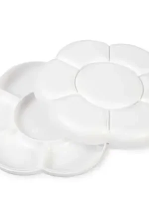 Palette en plastique forme fleur Prix Choc