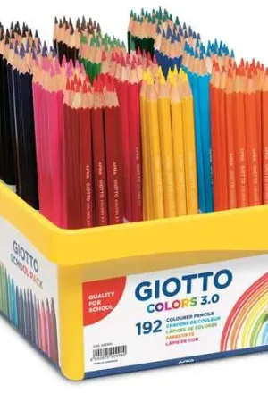 Vente Directe Schoolpack crayons de couleur Giotto Colors 3.0