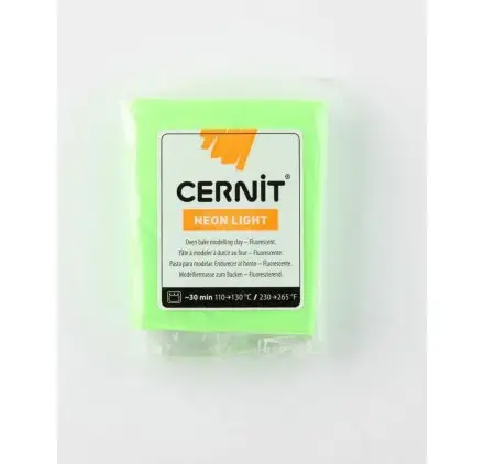 Pâte 'Cernit - Neon Light' Vert 56 g Meilleur Prix