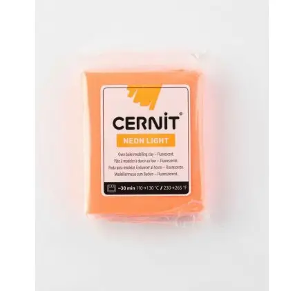 Super Prix Pâte 'Cernit - Neon Light' Orange 56 g
