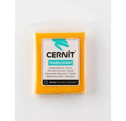 Expédié Aujourd'hui Pâte 'Cernit - Translucide' Ambre 56 g