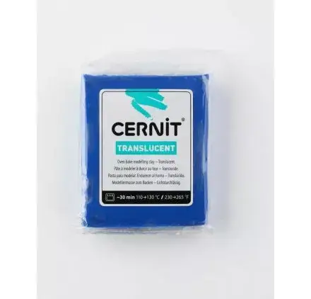 Pâte 'Cernit - Translucide' Saphir 56 g Authentique
