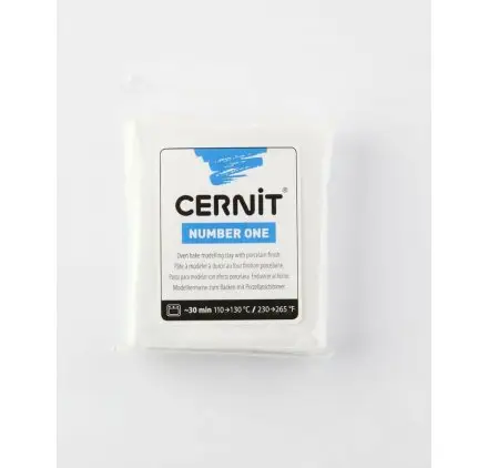 Pâte 'Cernit - N°1' Blanc Opaque 56 g Jusqu'à Épuisement Des Stocks