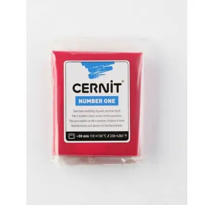 Pas Cher Pâte 'Cernit - N°1' Carmin 56 g