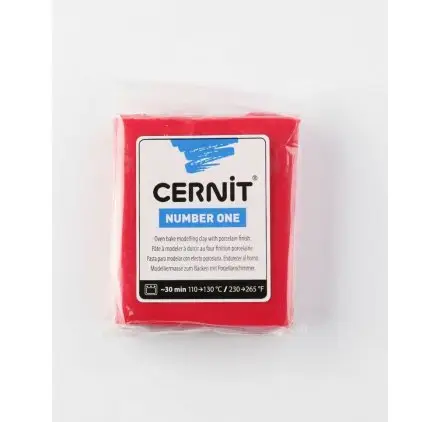 Pas Cher Pâte 'Cernit - N°1' Rouge Noël 56 g