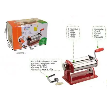 Populaire Machine à pâte Fimo 'Artemio' Rouge
