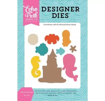 Vente Directe Dies / Matrices de découpe 'Echo Park Paper - Lets' Be Mermaids' Mermaid Kisses