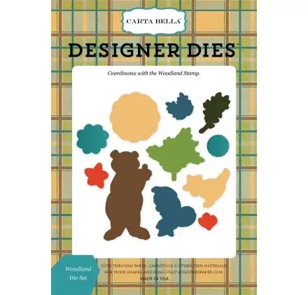 Produit De Marque Dies / Matrices de découpe 'Carta Bella - The Great Outdoors' Woodland