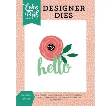 Expédié Aujourd'hui Dies / Matrices de découpe 'Echo Park Paper - Just Be You' Qté 2