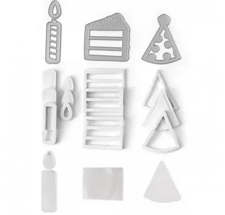 Dies et Formes en mousse 3D 'Queen & Co' Birthday Offre Limitée