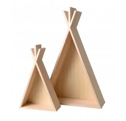 Top Vente Etagères en bois 'Artemio' Tipi Qté 2