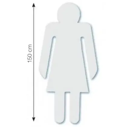 Picto Femme 'Decopatch' 150x73.5x7 cm Offre Exclusive