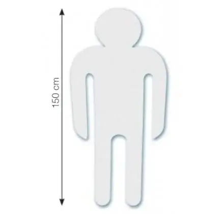 Usine Directe Picto Homme 'Decopatch' 150x66x7 cm