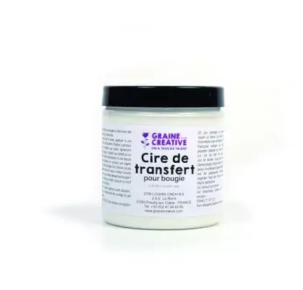 Soldes Cire de transfert pour bougie 'Graine Créative by DTM' 250 ml