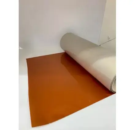 Retour Gratuit Flex polyuréthane nacré 'Siser' aspect sérigraphie adhésivé orange 30 cm x 5 m