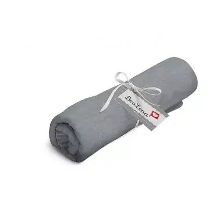 Affaire À Saisir Coupon de tissu 'BeaLena' babycord uni gris 140 cm x 1 m