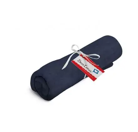 Coupon de tissu 'BeaLena' uni bleu foncé 142 cm x 1 m Offre Du Jour