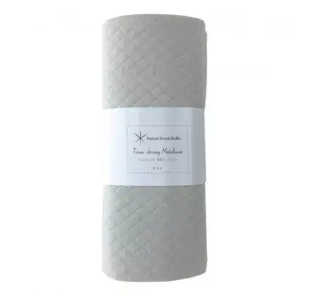 Tissu Jersey Matelassé '3B Com' Brume 100 x 122 cm Quantité Limitée