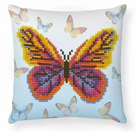 Haute Qualité Kit Diamond Dotz avec cadre 'Diamond Dotz ' Housse Mini coussin Papillon