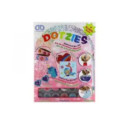 Kit Diamond Dotz de 6 créations Enfants 'Diamond Dotz ' Modèle Rose Offre Du Jour