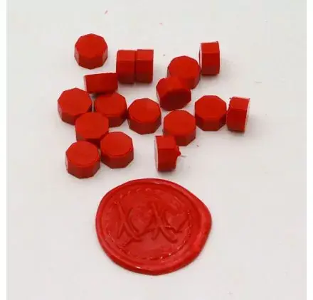 Sachet de 100 pastilles de cire 'DIY & Cie' Rouge Prix Cassé