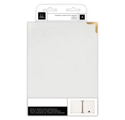 Album 20.5x15 cm 'Heidi Swapp - Storyline Chapters' Decade Tissu Crème Commander Maintenant