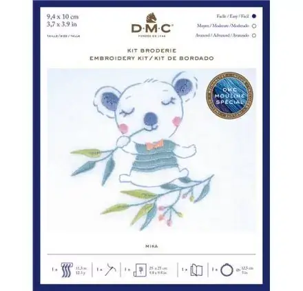 Acheter En Ligne Kit Broderie traditionnelle 'DMC ' Mika Koala 9.4 cm x 10 cm