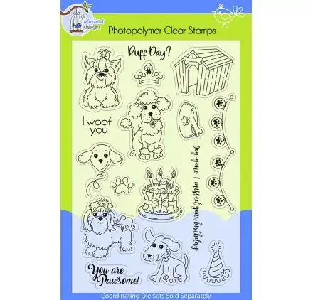 Tampons transparents 'Lil' Bluebird Designs' Puppy Love Solde
