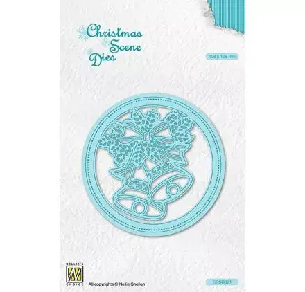 2 Dies/Matrices de découpe 'Nellie's Choice' Christmas Bells Certifié