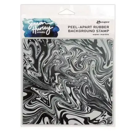 Tampon caoutchouc monté mousse 'Ranger - Simon Hurley Create' Water Marble Retour Gratuit