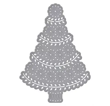 2 Dies/Matrices de découpe 'Spellbinders' Arbre de Noël Commander Vite