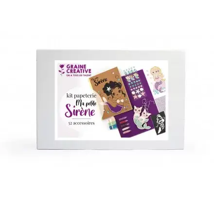 Seulement Aujourd'hui Kit Papeterie 'Graine Créative' Ma petite sirène