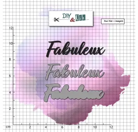 Populaire Combo Dies / Tampon transparent 'DIY & Cie - Retour vers le futur' Fabuleux