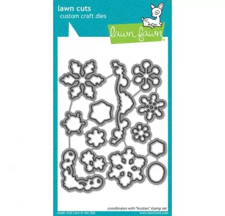 13 Dies / Matrices de découpe 'Lawn Fawn' Frosties Soldes