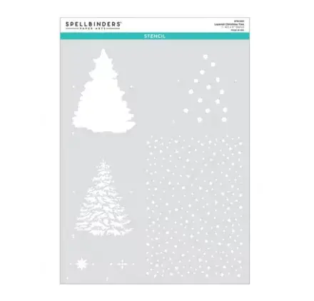 Offre Du Jour Pochoir 21.5x28 cm 'Spellbinders' Layered Christmas Tree