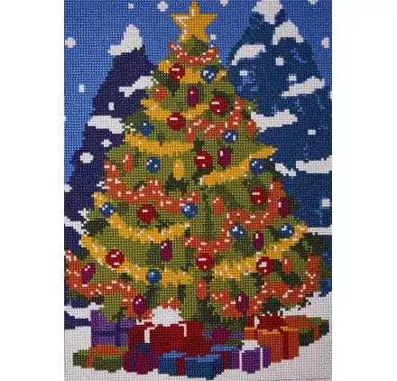 Commander Maintenant Kit Diamond Painting 'Docrafts - Simply Make' Sapin de Noël 48x36 cm