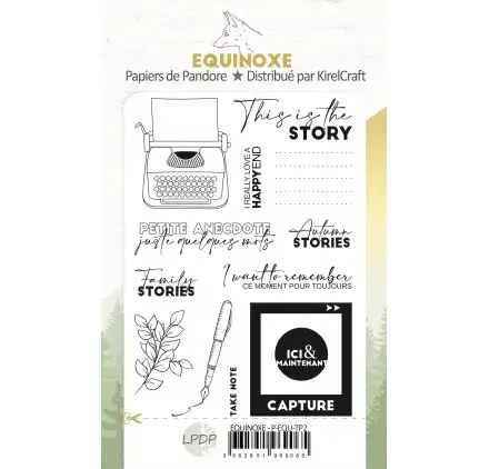 Soldes 10 Tampons transparents 'Les Papiers de Pandore - Equinoxe' 2