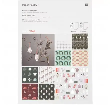 Bloc de papier à motif 'Rico Design' I Love Christmas Acheter Direct