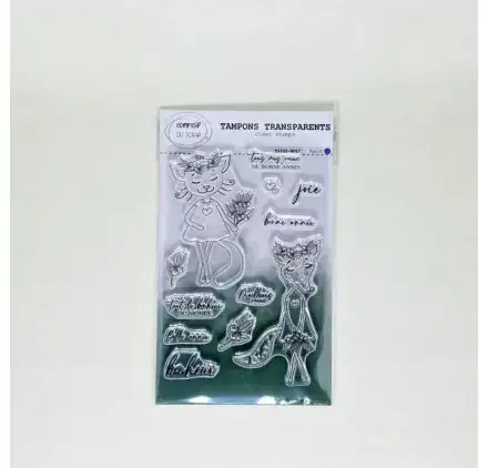 Commande En Gros Tampons transparents 'Comptoir du Scrap - Parfum de fête' Tout le bonheur du monde