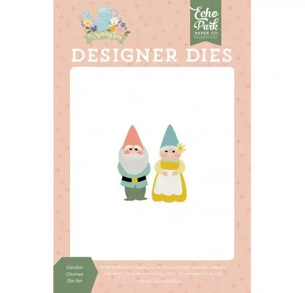 Vente Directe Dies / Matrices de découpe 'Echo Park Paper - It's Spring Time' Garden Gnomes