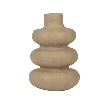Vase curve 'Decopatch' 22 cm x 14.5 cm Commander Vite