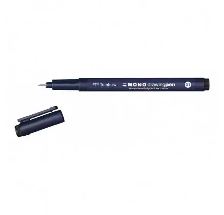 Feutre fineliner MONO 'Tombow' Noir 01 Solde
