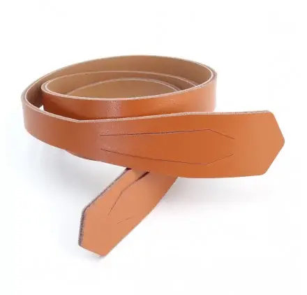 Anse en cuir 'Miyako' Camel 125x4cm Promotion