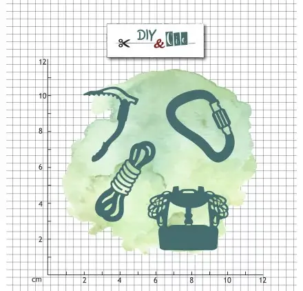 4 Dies / Matrices de découpe 'DIY & Cie - En plein champs' Vertical Nouvel Arrivage